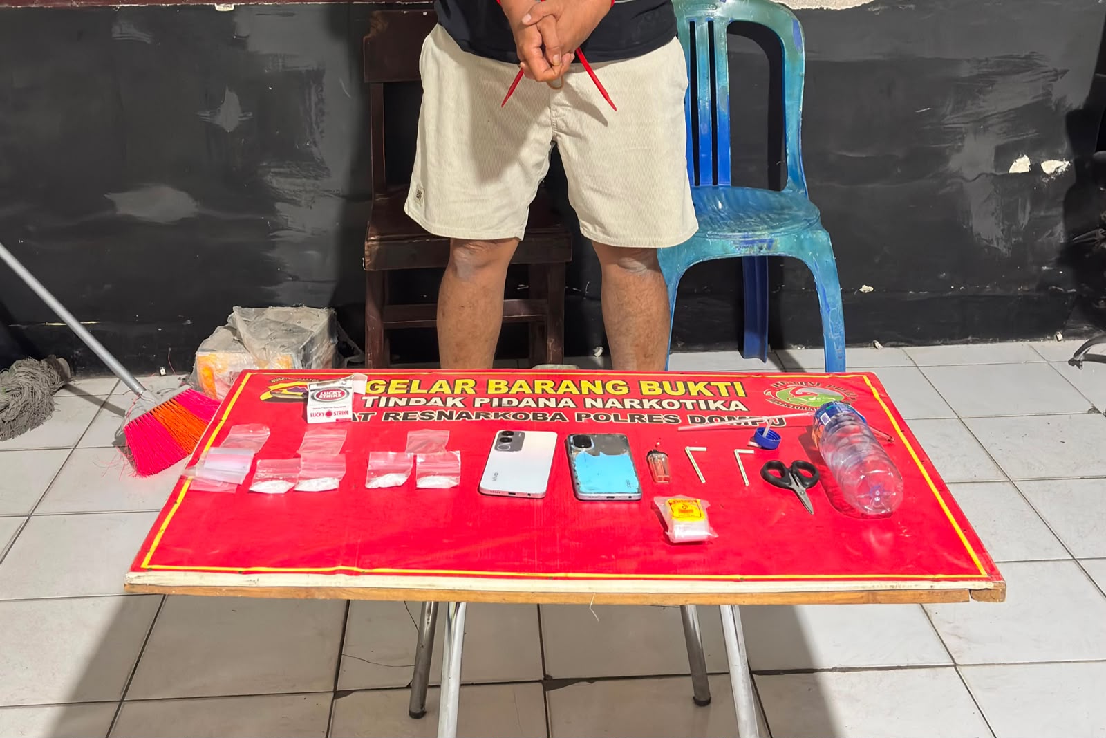 Polres Dompu Ungkap Peredaran Sabu 20,46 Gram, Seorang Pria Diamankan Pada Jum'at 31 Juli 2036.